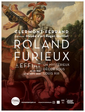 Affiche exposition Roland furieux Clermont