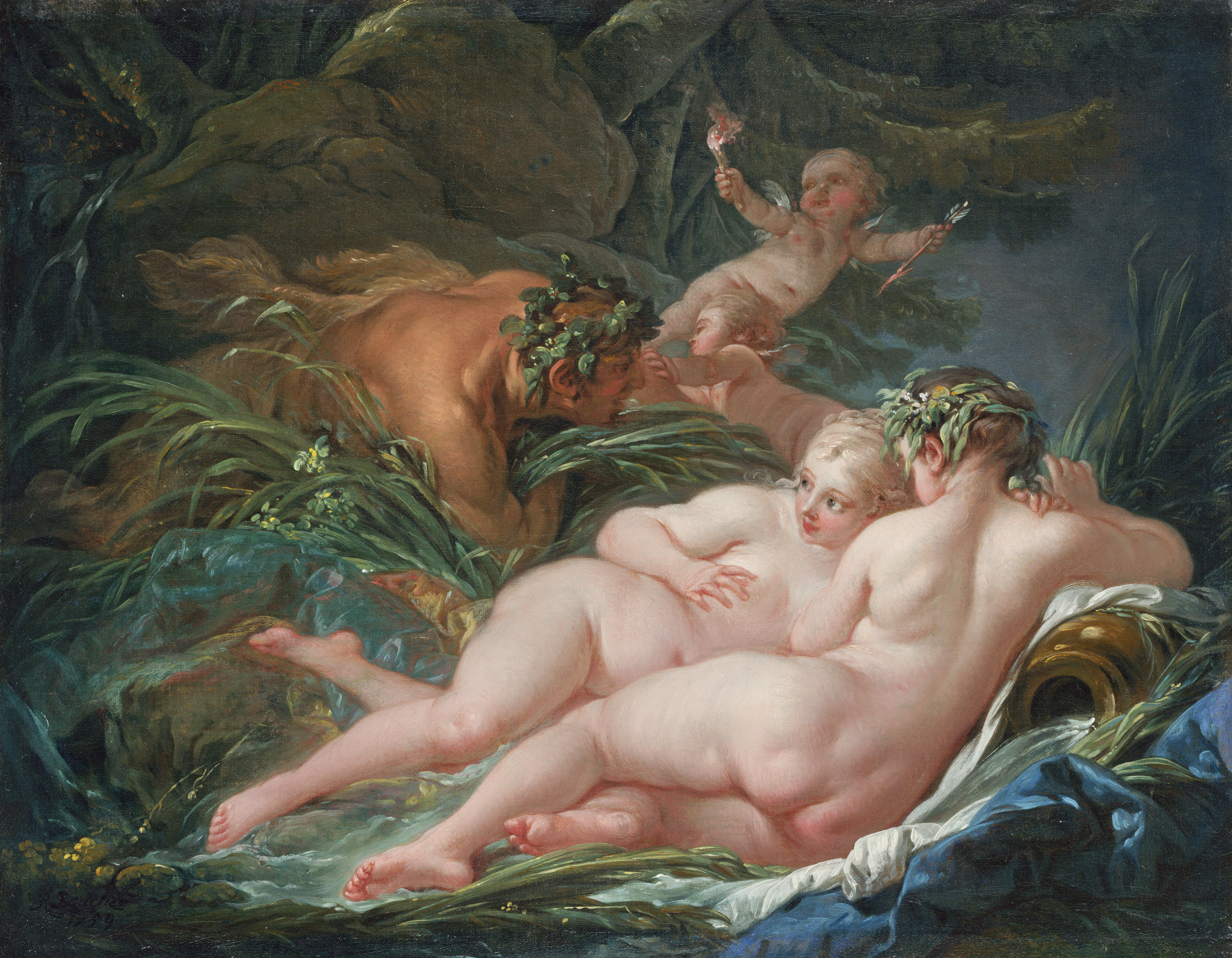 Boucher, Pan et Syrinx