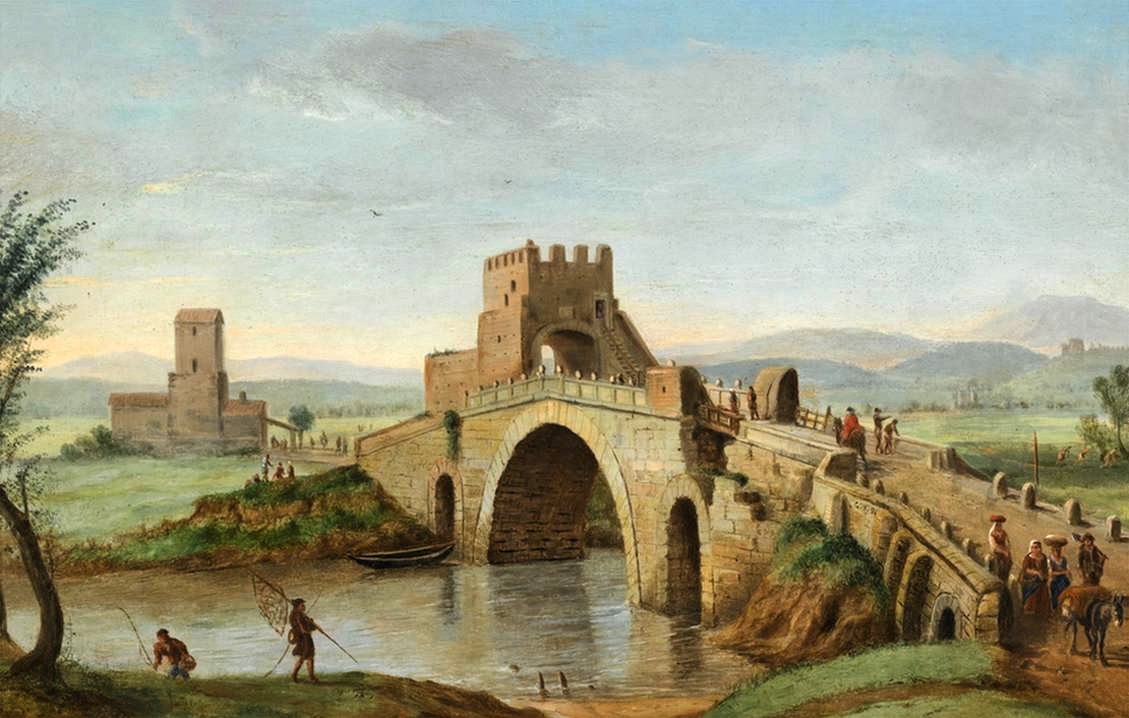 Le Ponte Salario par Caspar van Wittel