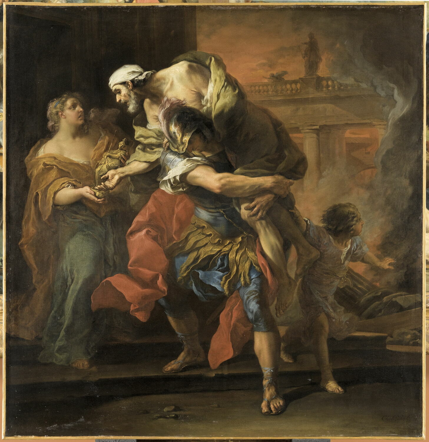 Carle Vanloo, Enée portant Anchise