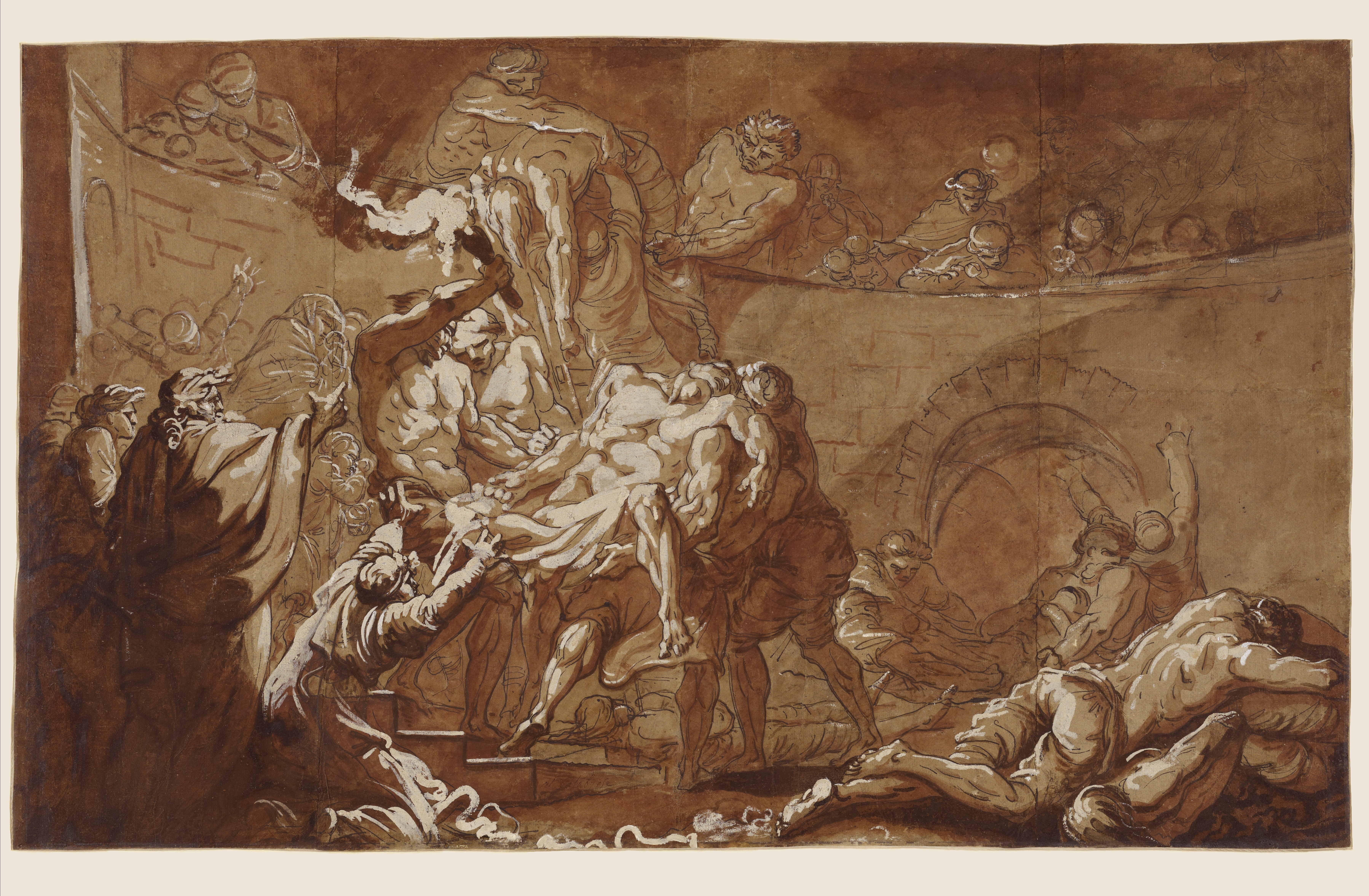 Deshays, Tobit enterrant les morts