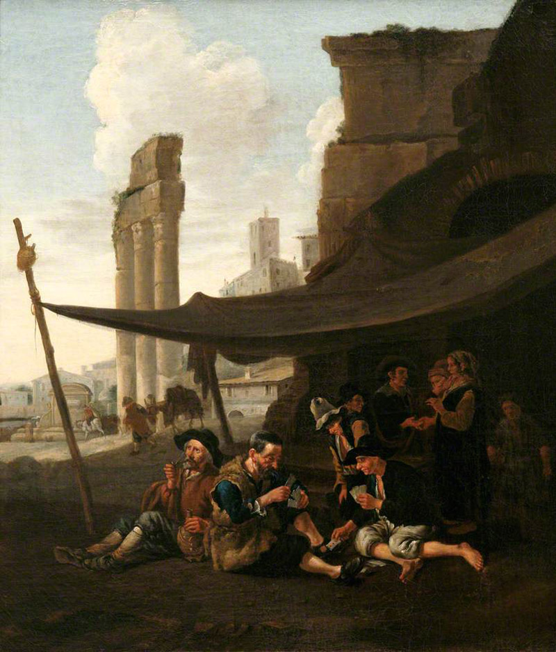 Pieter van Laer, Joueurs de cartes