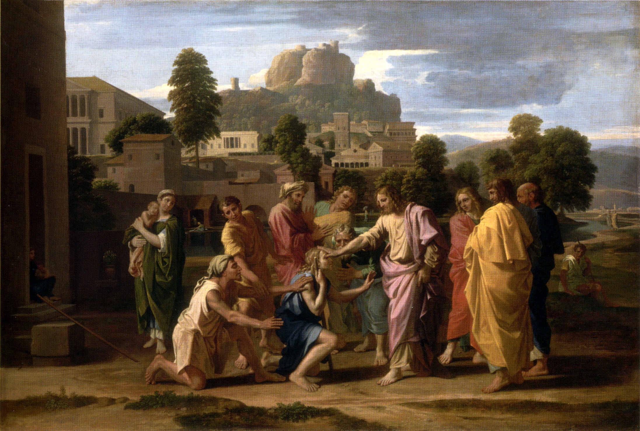 Poussin, Aveugles de Jéricho