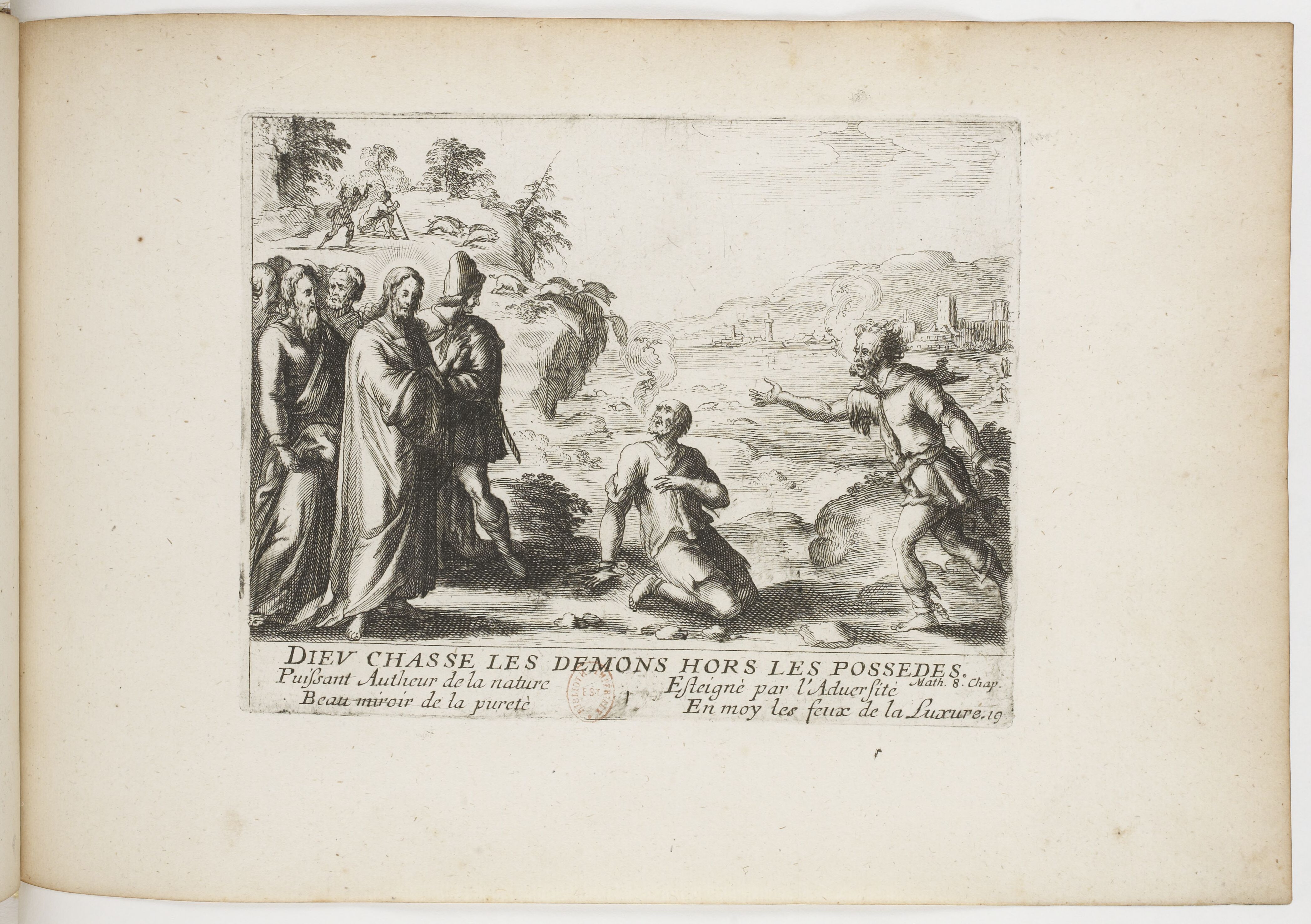 Vie et Miracles de Jésus Christ, Paris, Jollain, n°19
