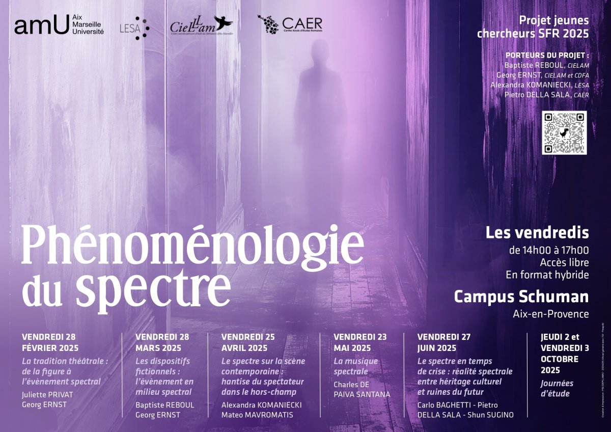 Affiche phénoménologie du spectre