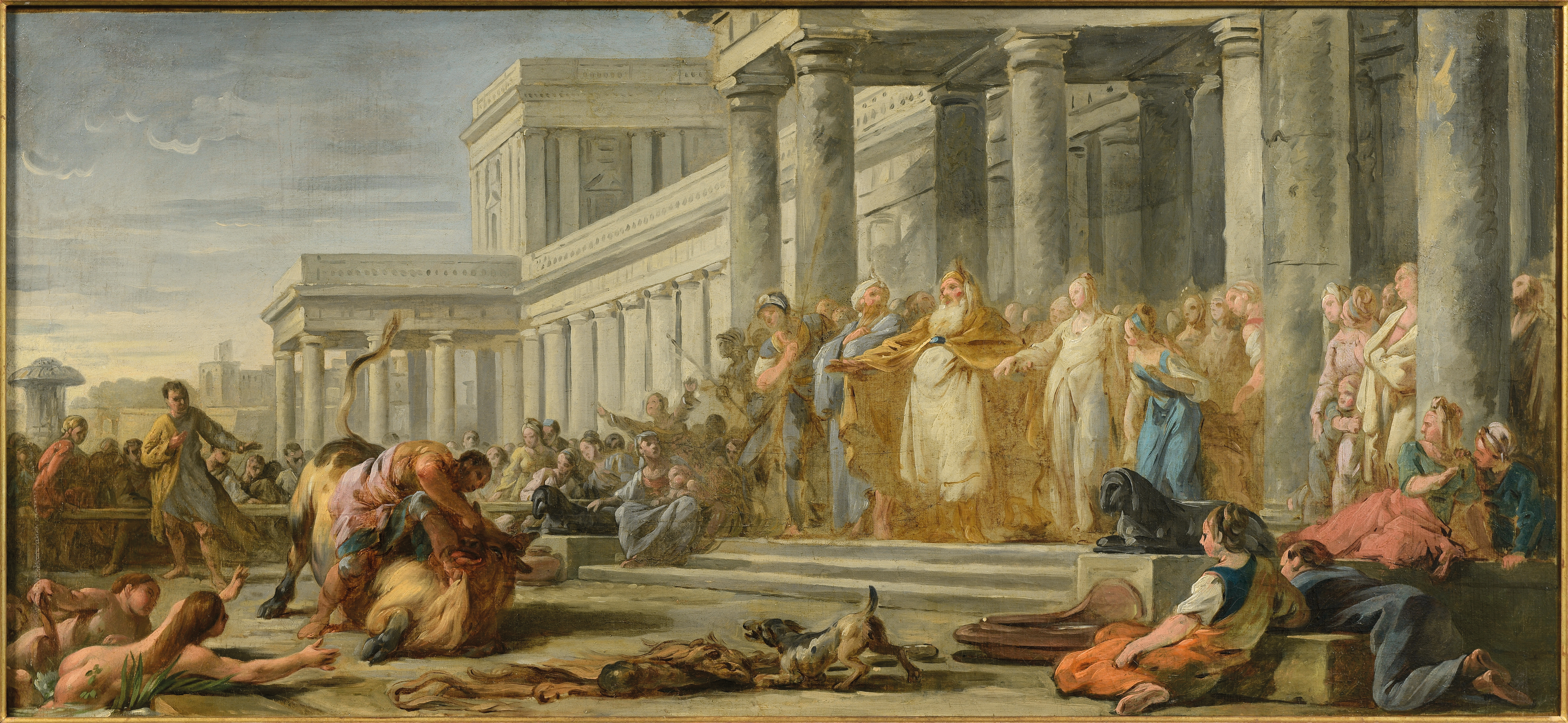 Hallé, Combat Hercule et Achéloüs