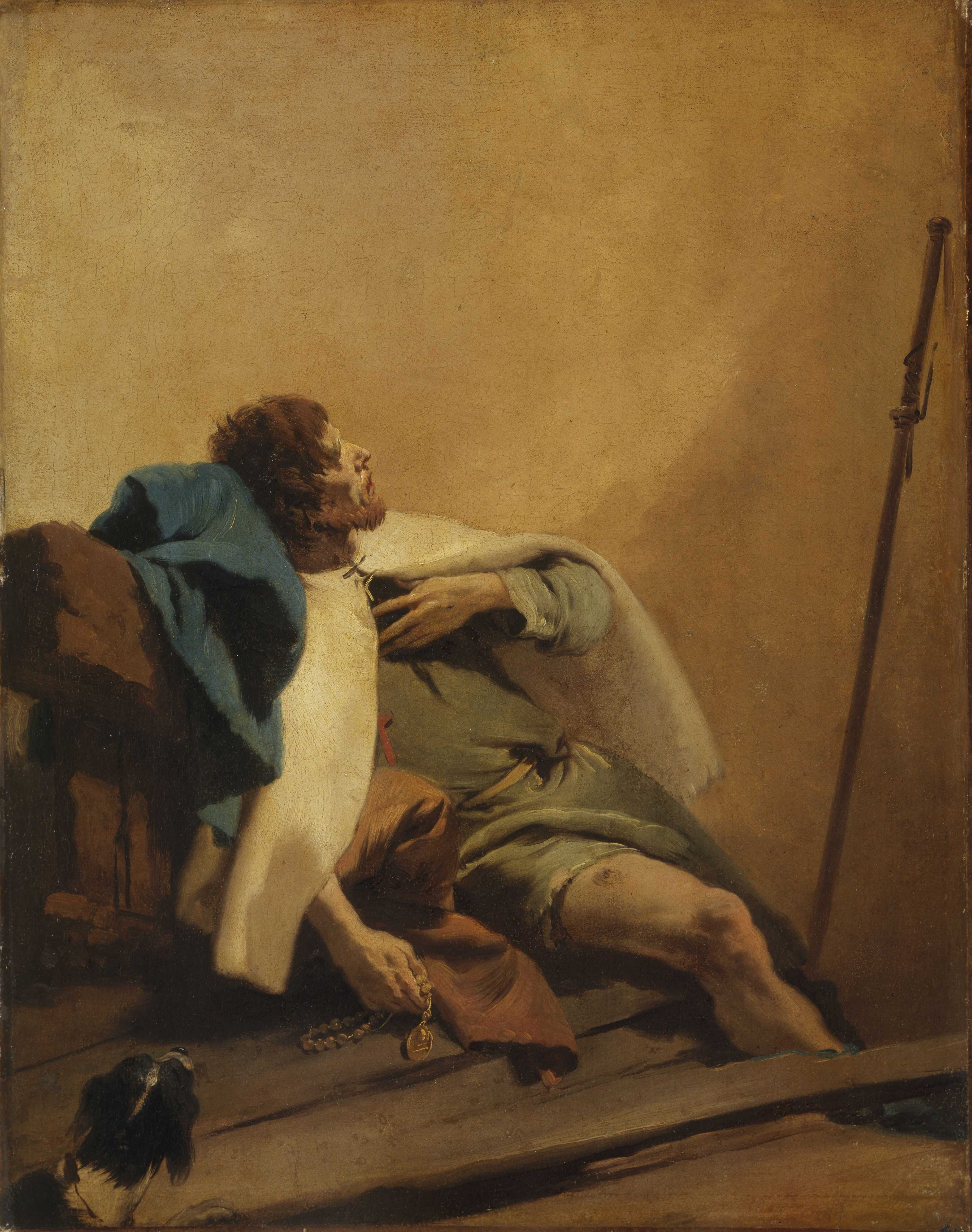 Tiepolo, Vision de saint Roch de Montpellier