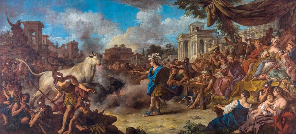 JF de Troy, Jason taureaux d'airain