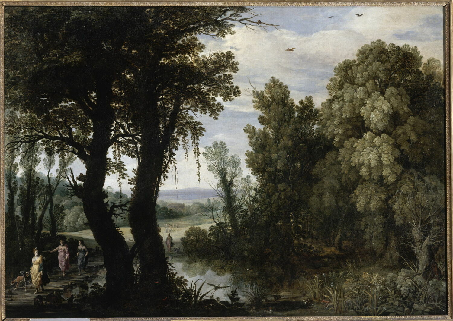 Paul Bril, Diane et ses nymphes dans un paysage