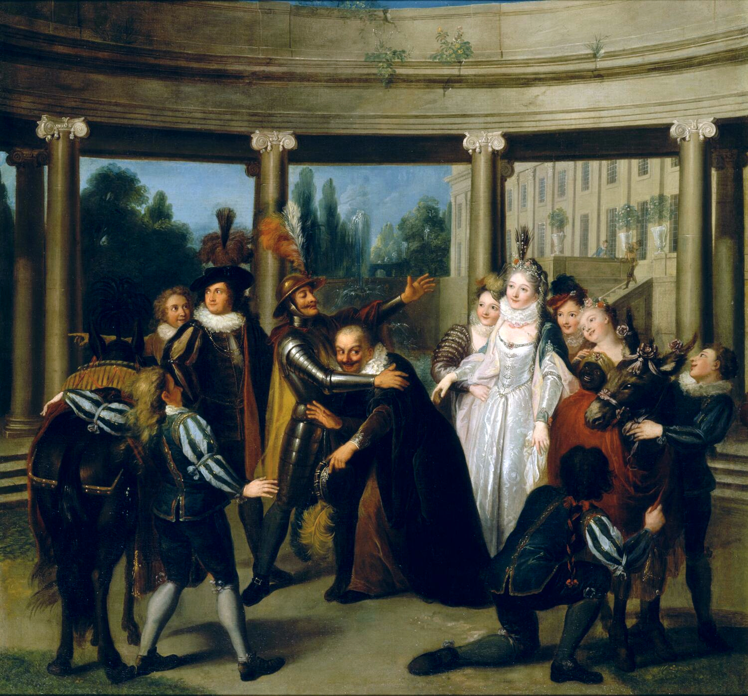 Coypel, Départ de Sancho pour Barataria