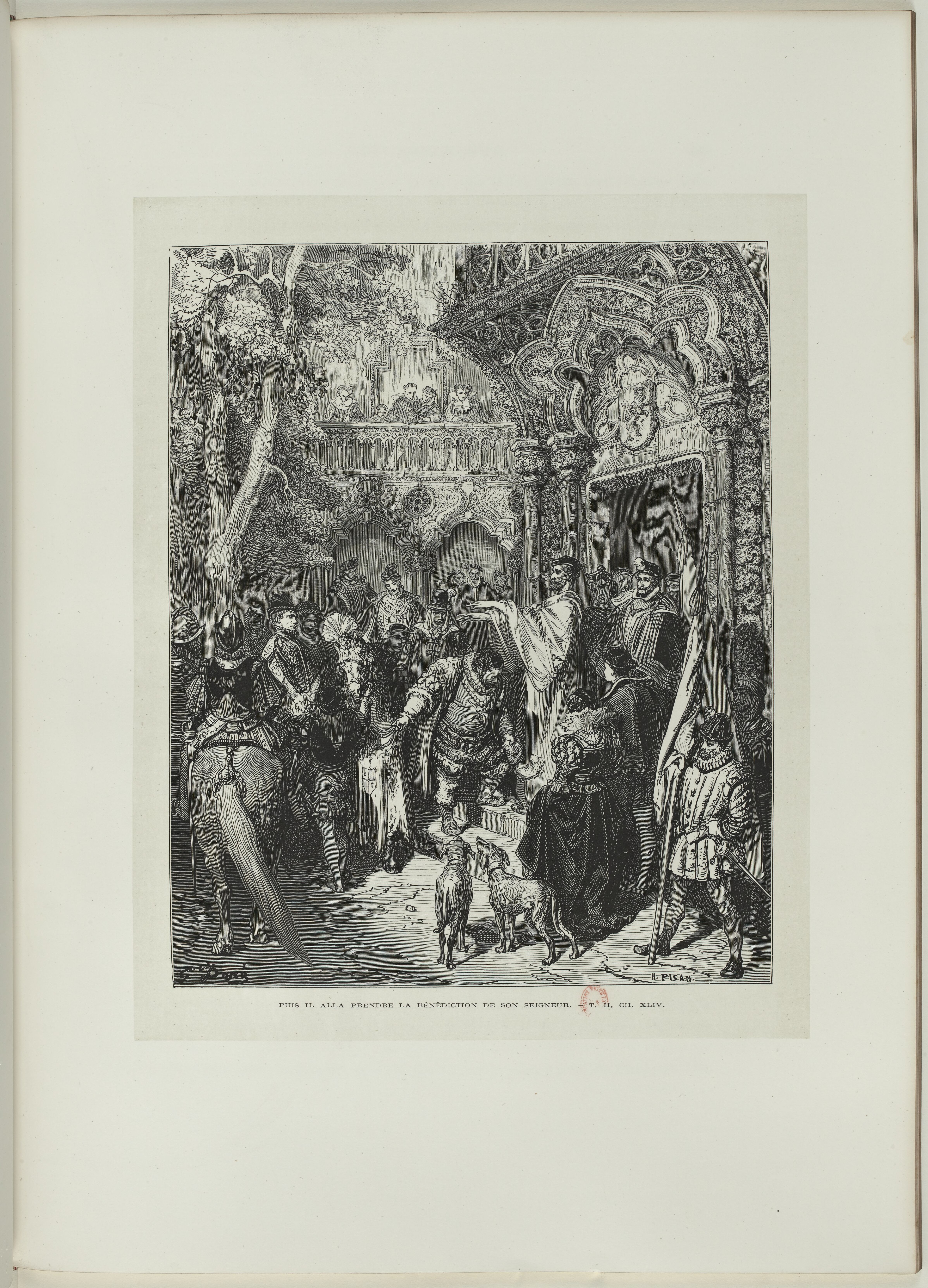 Gustave Doré - Don Quichotte - DQ bénit Sancho