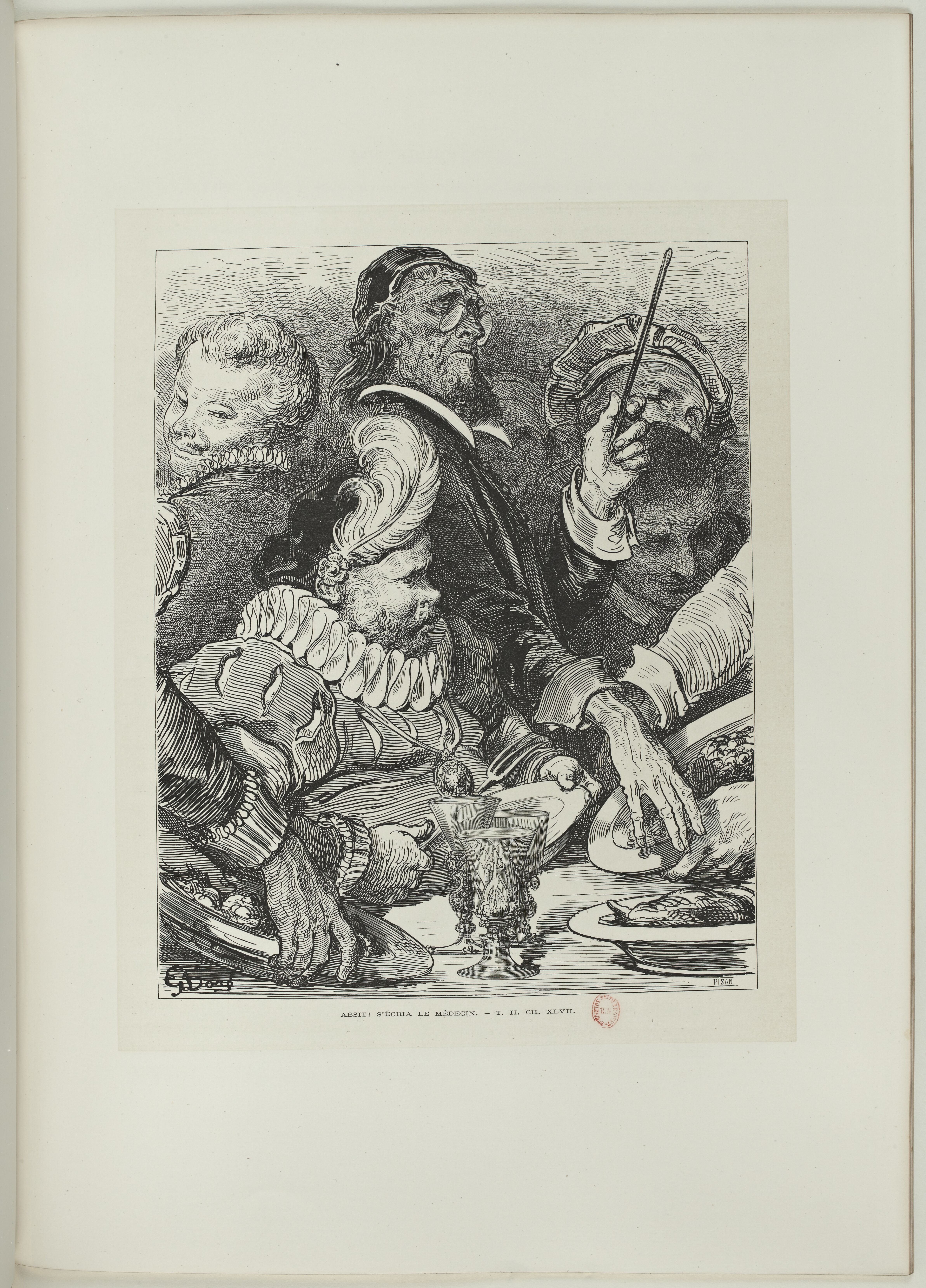 Gustave Doré - Don Quichotte - Absit ! s'écria le médecin