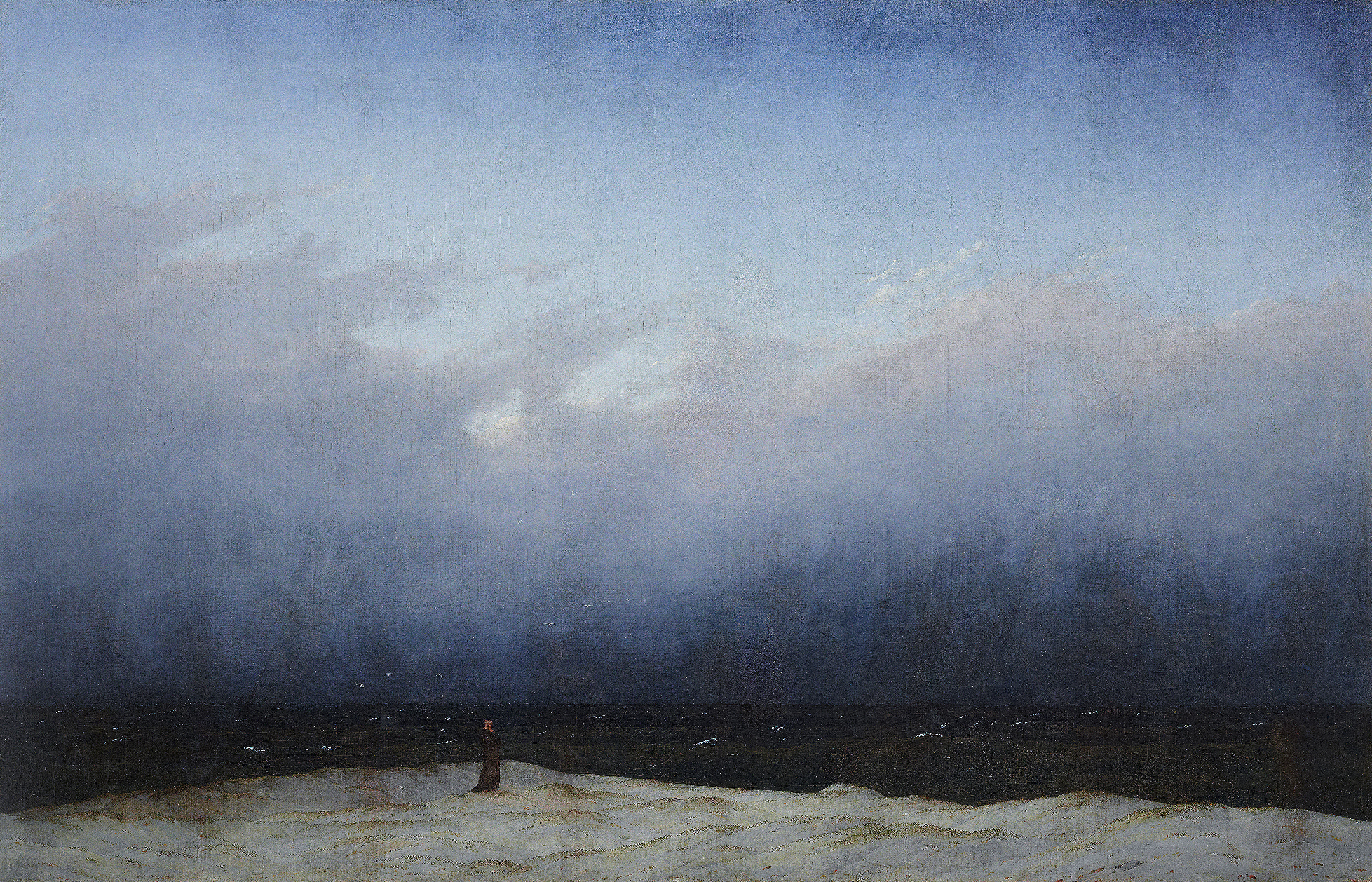 Friedrich, Le moine au bord de la mer