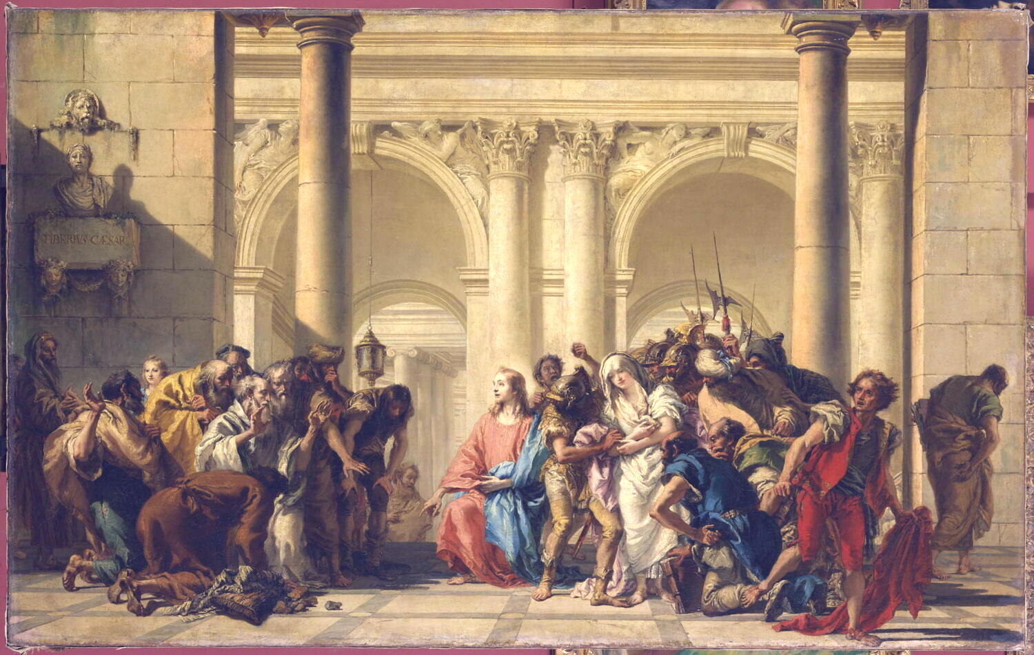 Tiepolo, Le Christ et la femme adultère, Louvre