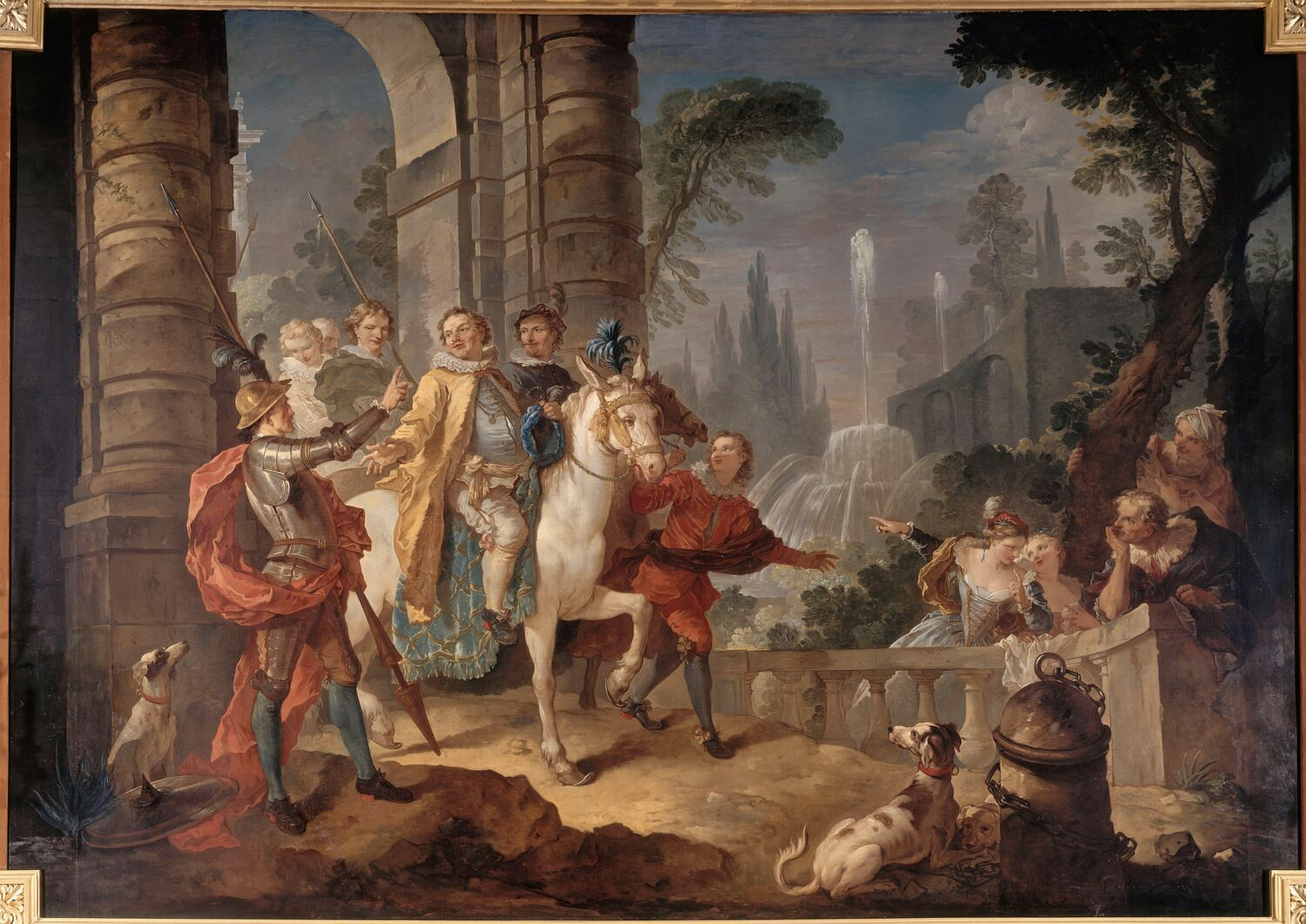 Natoire, Départ Sancho - Compiègne