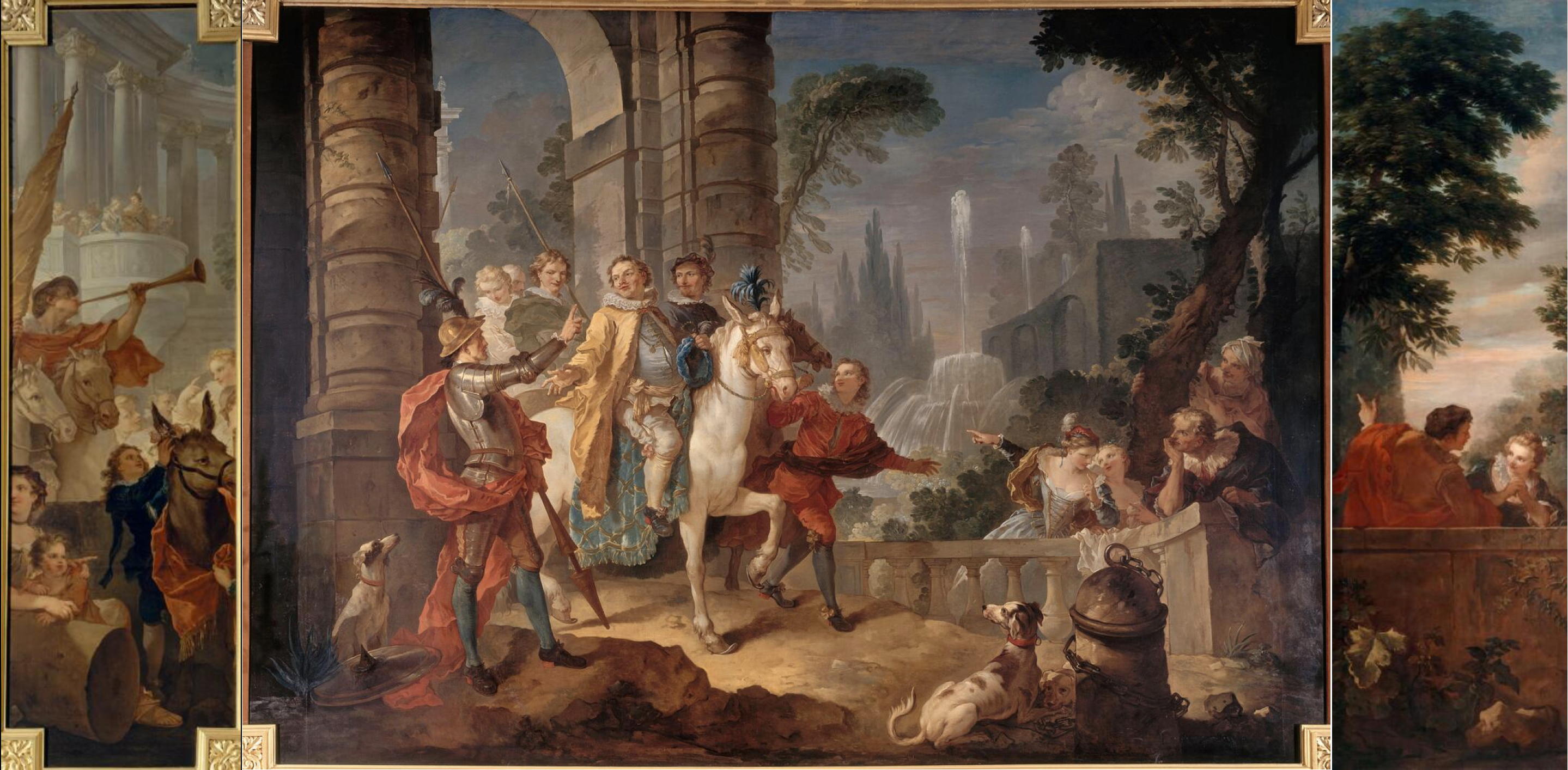 Natoire, départ de Sancho, tot