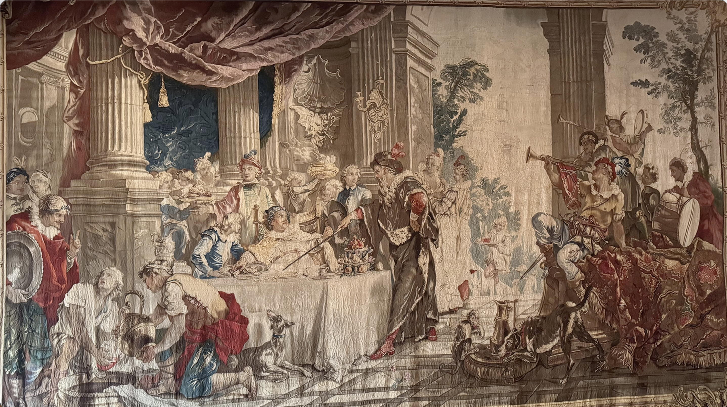 Natoire, Le Repas de Sancho