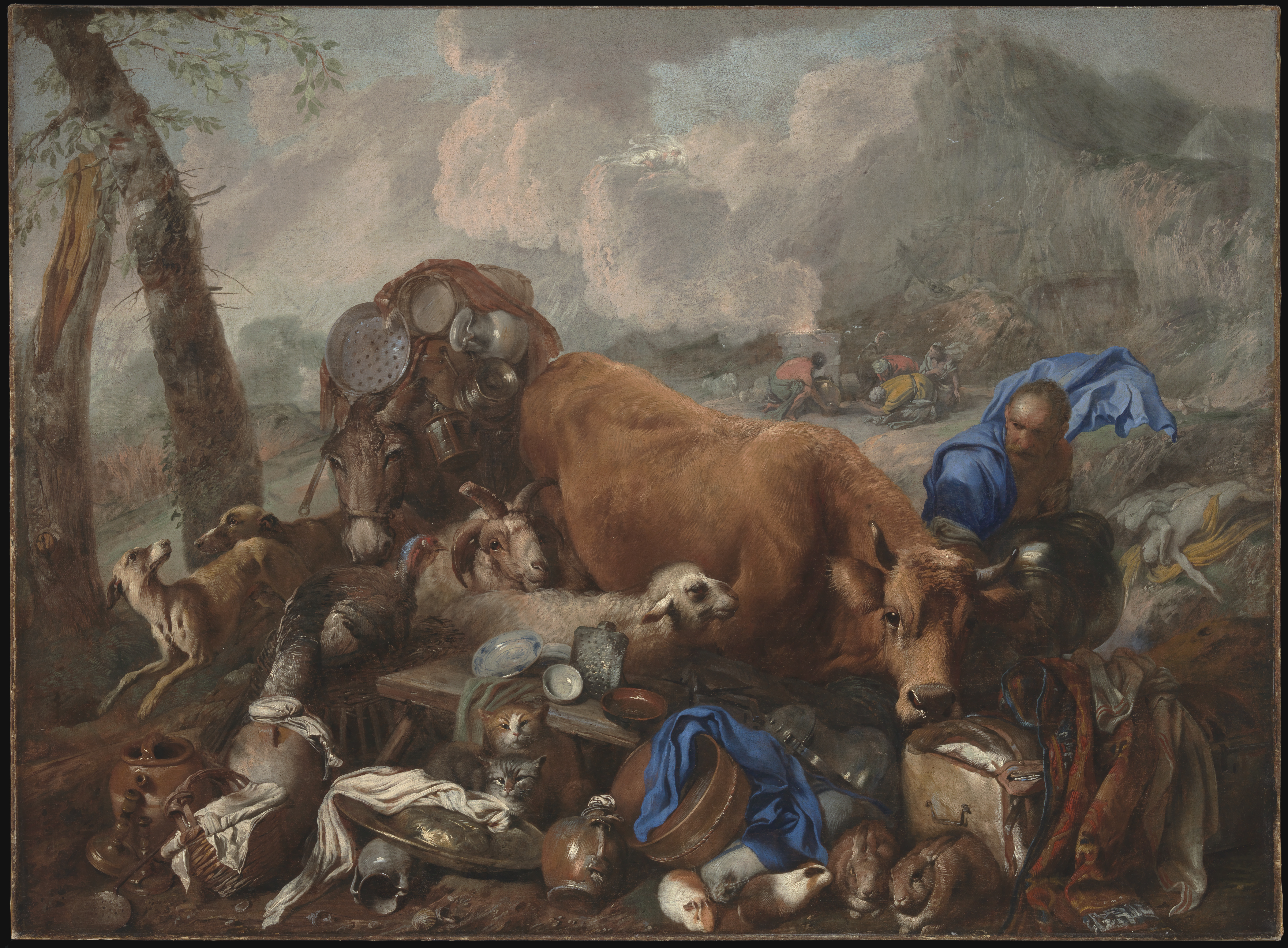 Castiglione, Le sacrifice de Noé