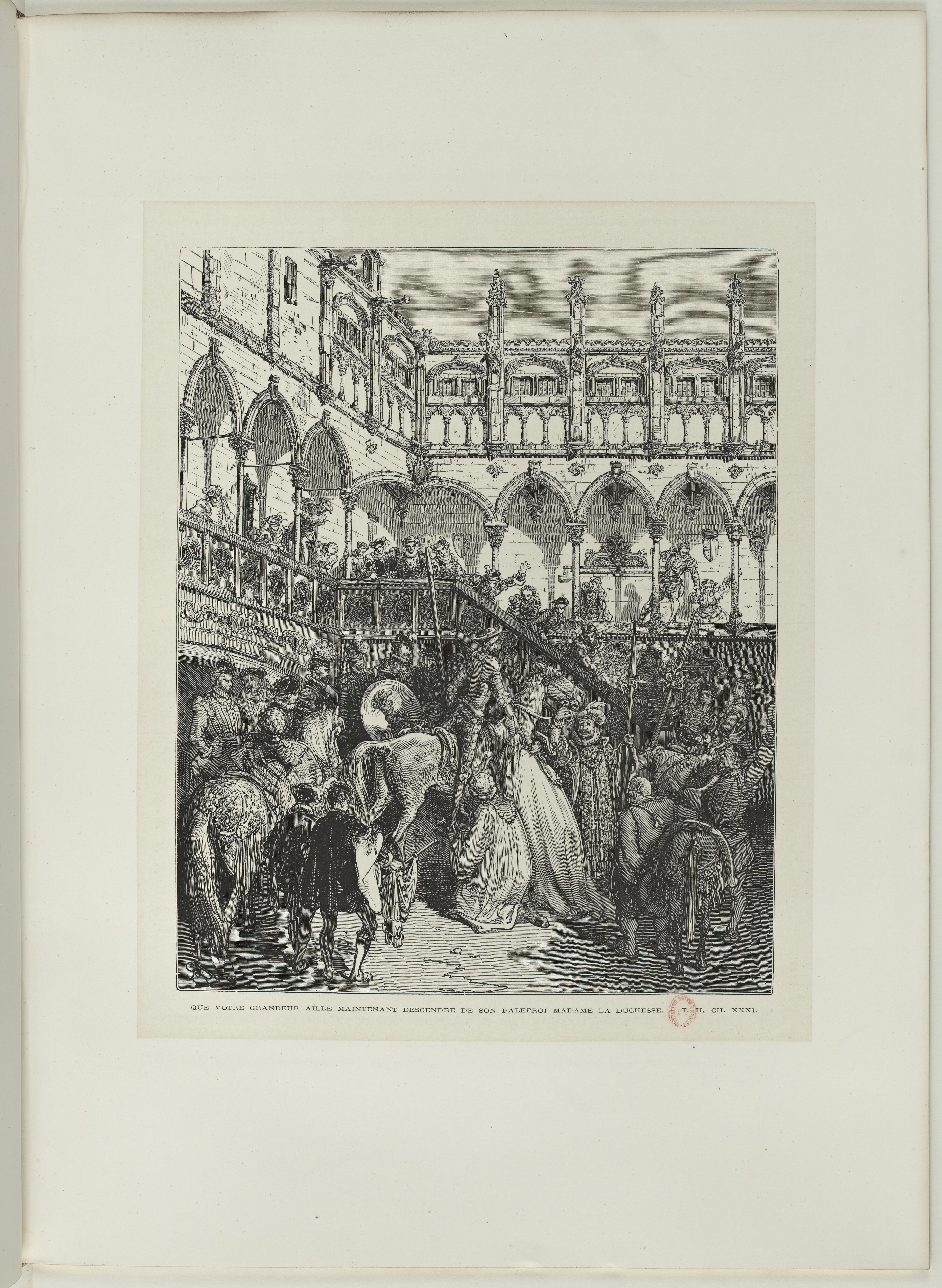 Arrivée de don Quichotte - Gustave Doré