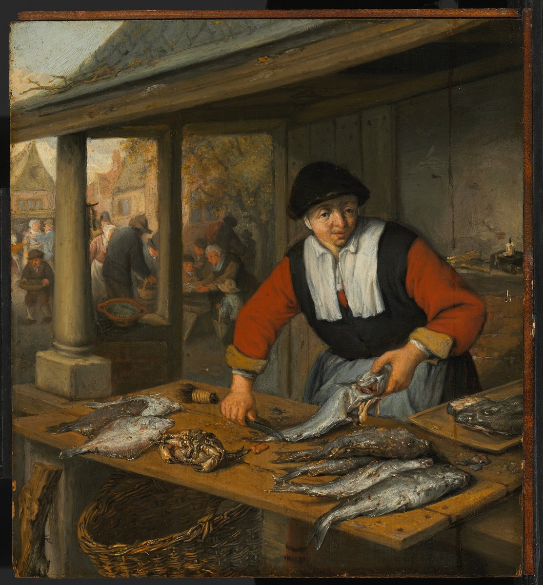 Adriaen van Ostade, La marchande de poissons - Budapest