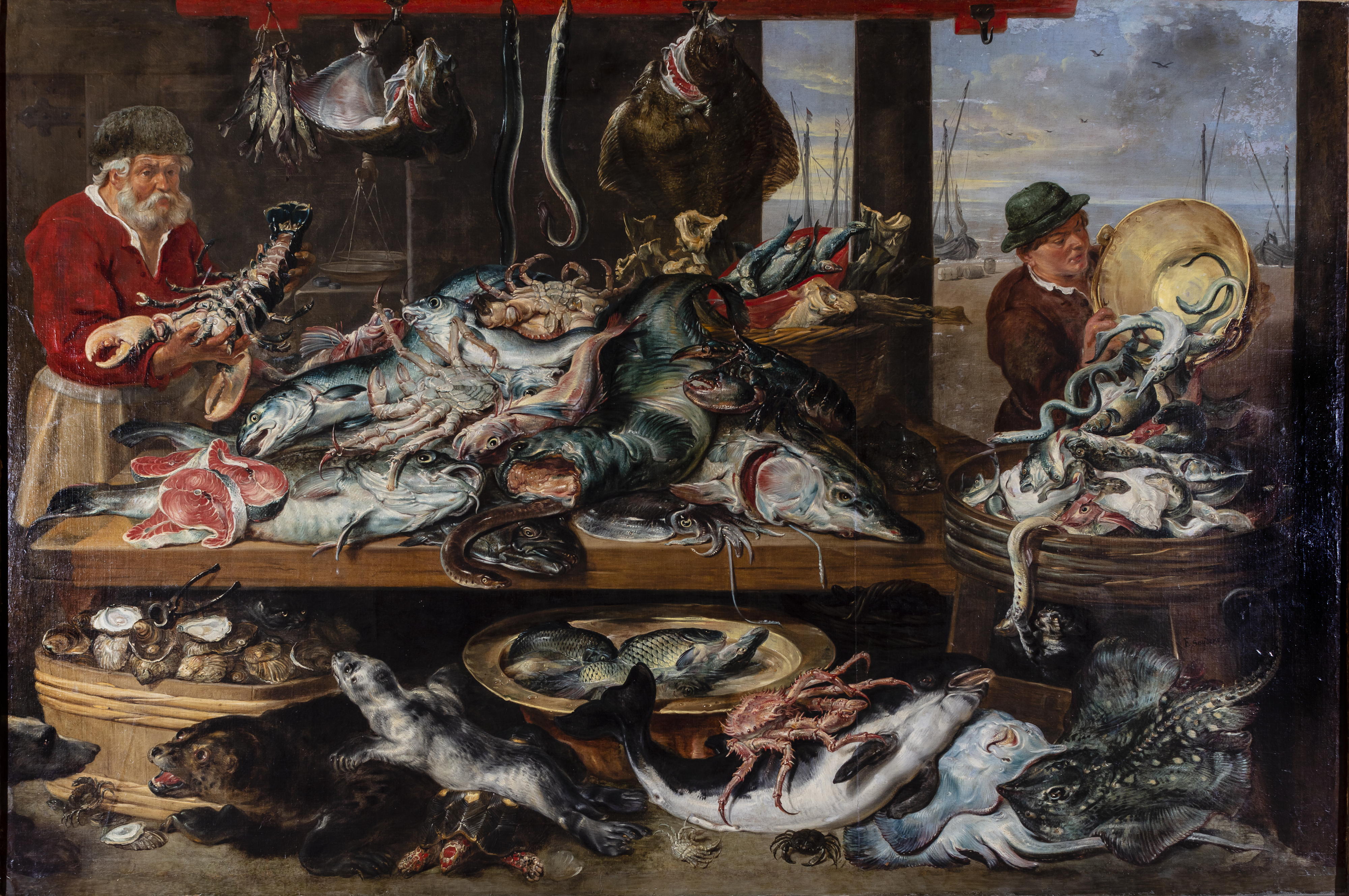 Snyders, L'étal de poissons