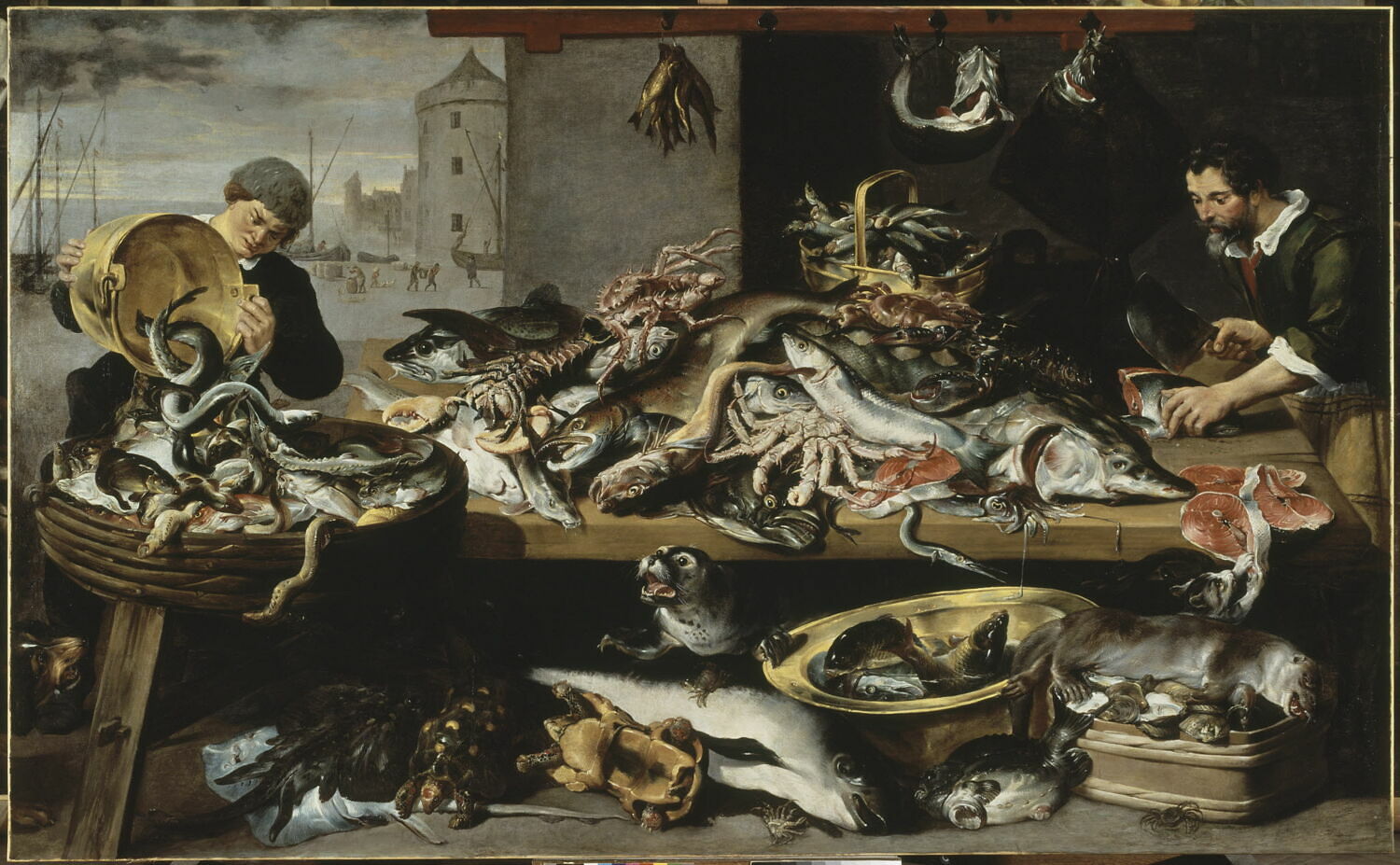 Snyders, Marchands de poisson étal - Louvre