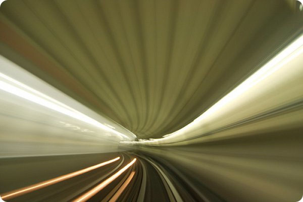 Vitesse dans un tunnel