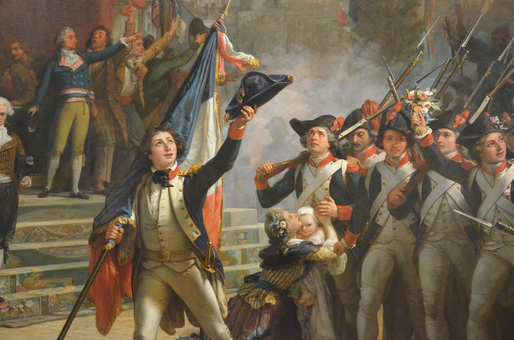 Auguste Vinchon, Les Enrôlements volontaires, 22 juillet 1792, détail de Gouvion Saint-Cyr