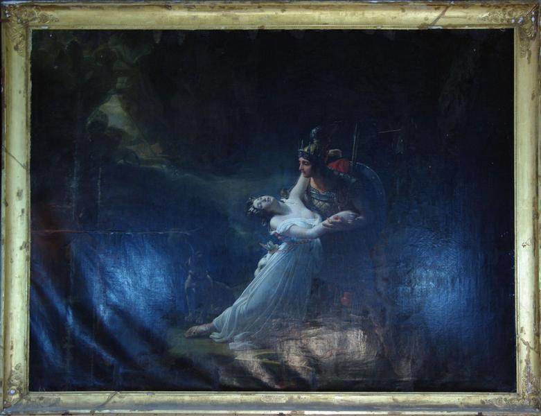 Auguste Vinchon, La Mort de Comala, 1824