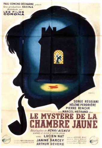 Le Mystère de la chambre jaune, affiche du film