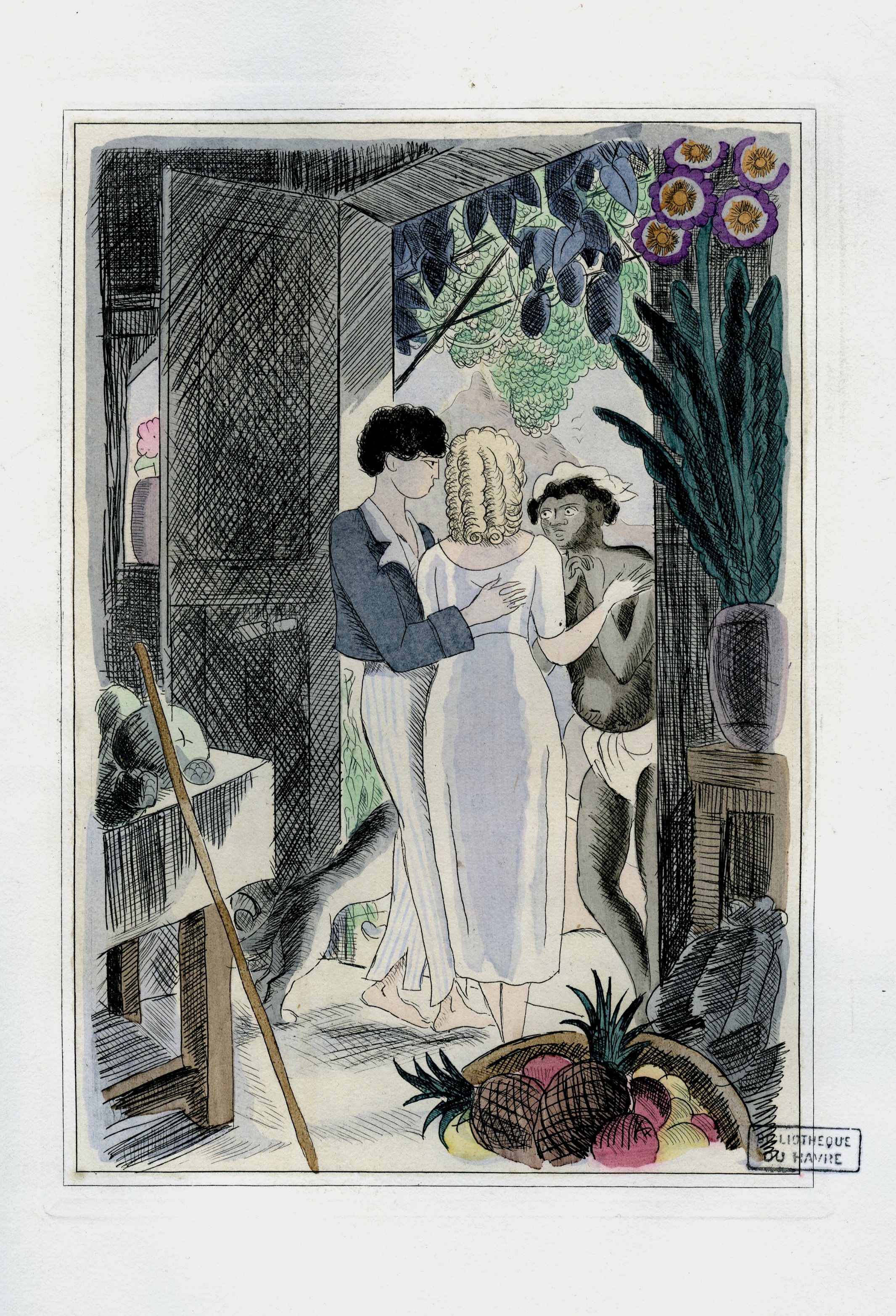 Fig. 10. Pierre Falké, éd. de La Roseraie, 1927, p. 63.© Bibliothèque municipale du Havre.