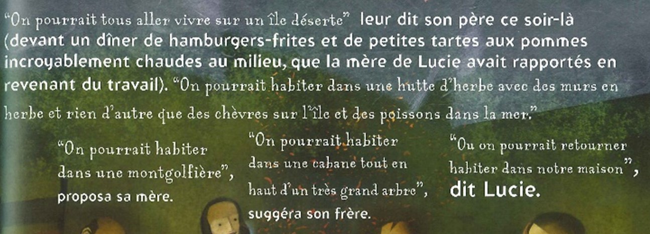 Fig. 7. Neil Gaiman, Des Loups dans les murs, dessins de Dave McKean, Delcourt, 2003, p. ?.