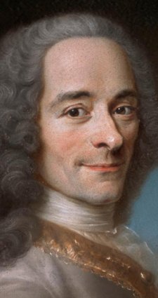 Portrait de Voltaire par La Tour