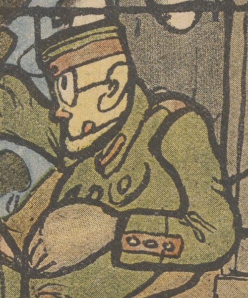 Le Saint Poilu de Bofa, dét. du soldat allemand
