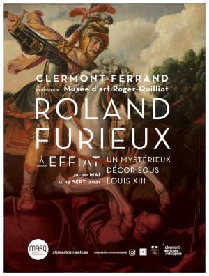 Affiche exposition Roland furieux Clermont