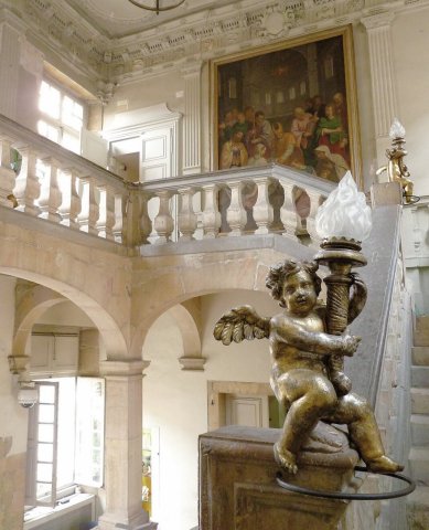 Dijon, musée Magnin, escalier