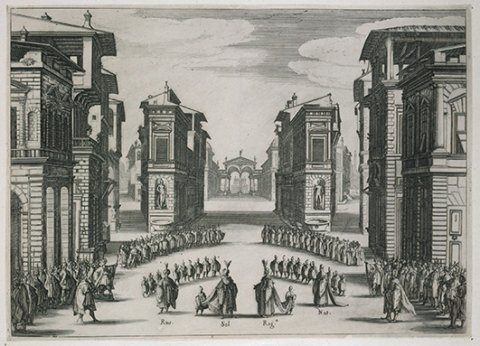 Acte II de la tragédie Il Solimano, de Bonarelli della Rovere Jacques