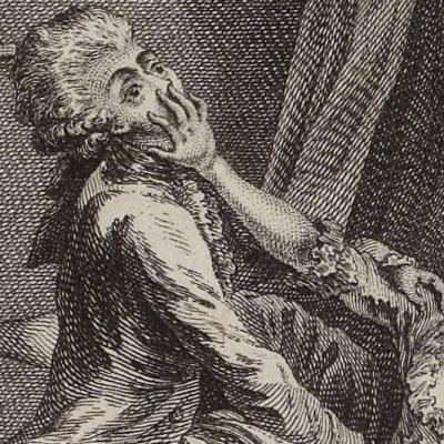 L’attentat (Paysan perverti,  Esprit 1782, fig33) - Binet