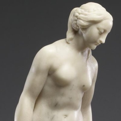 Pygmalion au pied de sa statue qui s'anime (version de Baltimore) - Falconet