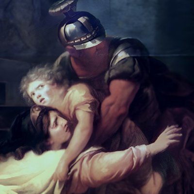 Andromaque éplorée devant Ulysse - Doyen