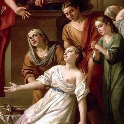 Marc Aurèle  distribue au peuple du pain et des médicaments - Joseph Marie Vien