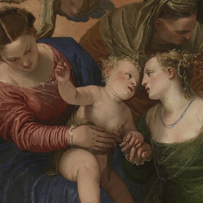 The Mystical Marriage of Saint Catherine (New Haven version) - Veronese