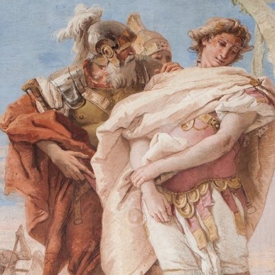 Renaud abandonne Armide (version de la villa Valmarana) - Tiepolo
