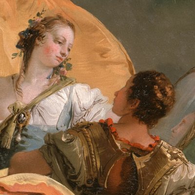 Renaud et Armide surpris par Charles et Ubalde - Tiepolo