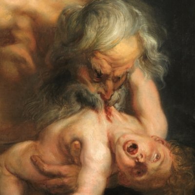 Saturne dévorant ses enfants (Cycle de la Torre de la Parada) - Rubens