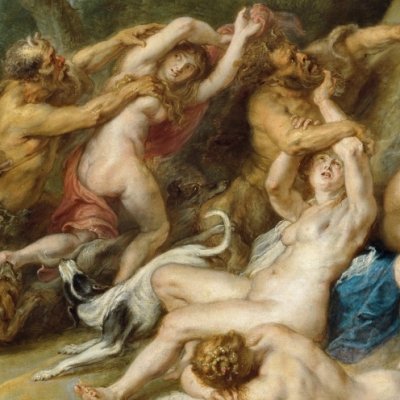 Diane et ses nymphes surprises par des satyres - Rubens