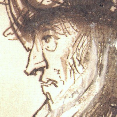Tête d’Oriental avec un oiseau de paradis - Rembrandt