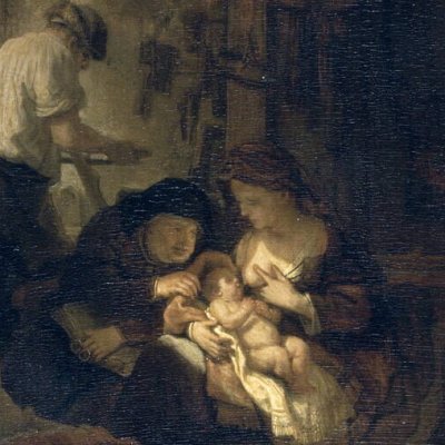 Sainte famille, dite Le Ménage du menuisier - Rembrandt