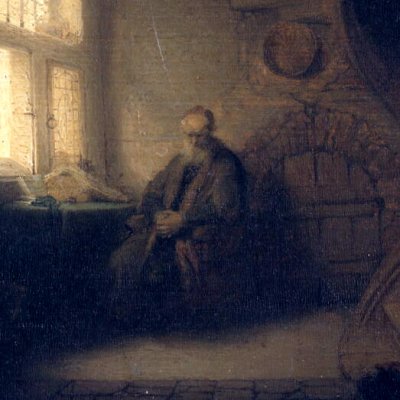 Le Philosophe en méditation - Rembrandt
