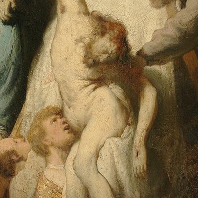 Déposition de croix (version de Munich) - Rembrandt
